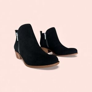 LUCKY BRAND *New* 6M Basel Suede Ankle Boots Black